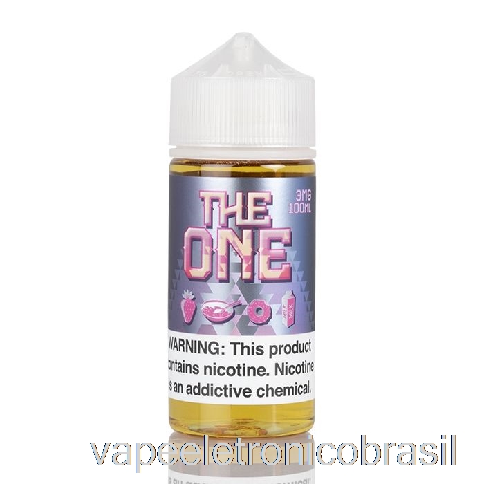 Vape Eletrônico Morango - The One E-liquid - Barba Vape - 100ml 0mg